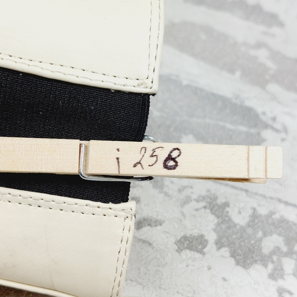 NEW Nine West Doleas 3 White Black Chunky Ankle Boots i258 - Picture 15 of 15